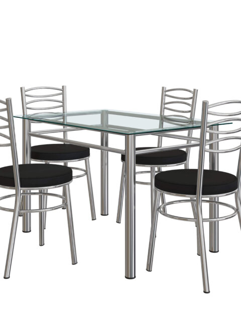 Mesa Cromada MC7040 + CADEIRA CC34