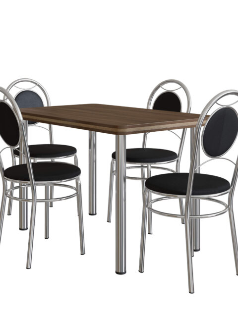 Mesa Cromada MC4020 + CADEIRA CC02