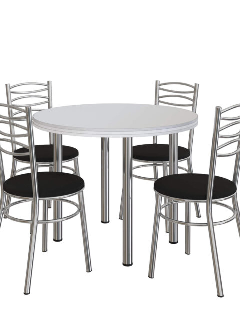 Mesa Cromada MC4090 + CADEIRA CC33