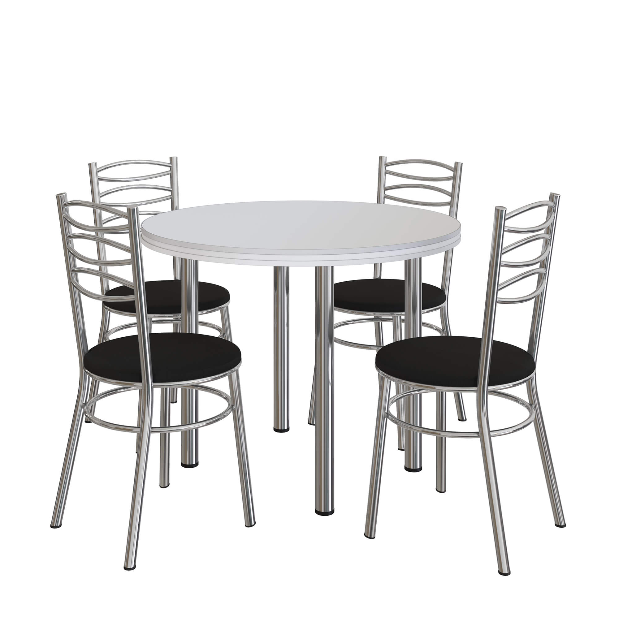 Mesa Cromada MC4090 + CADEIRA CC33